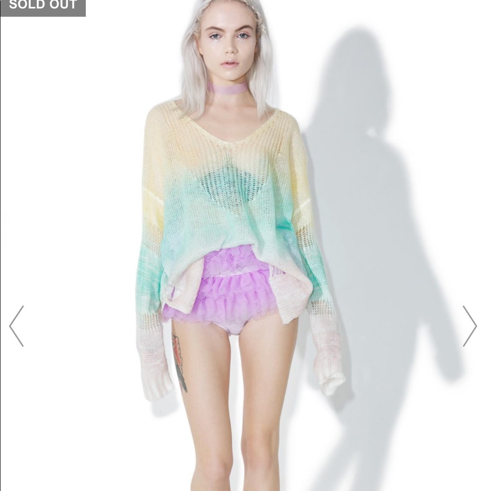 Wildfox SUNDOWN CHERYL SWEATER Size Small